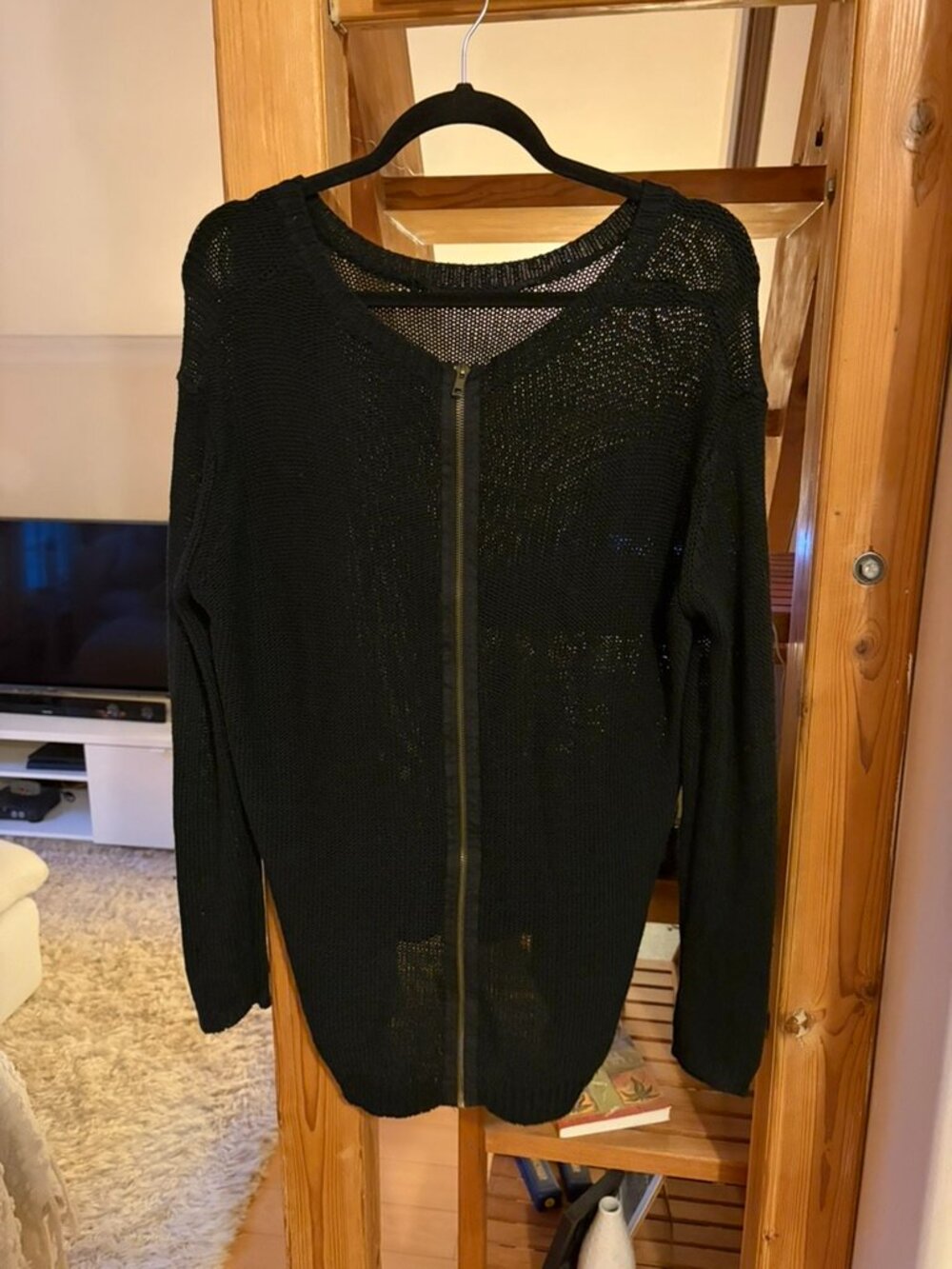 Black Knit Sweater - Picture 3 of 3